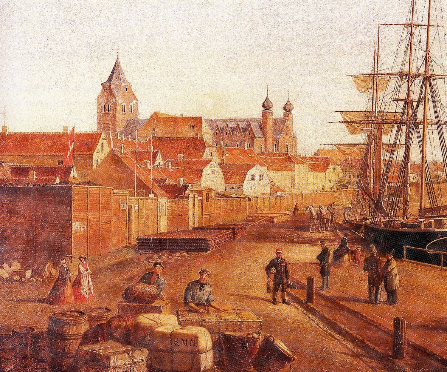 Aarhus havn 1800 tal